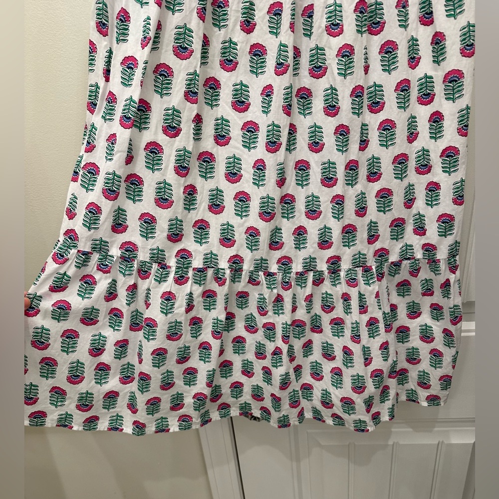 J. Crew Ruffled Floral Dress 8 - Picture 2 of 12